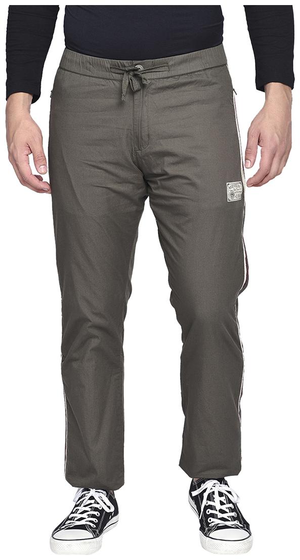 

Beevee Men Olive Solid Regular fit Track pants