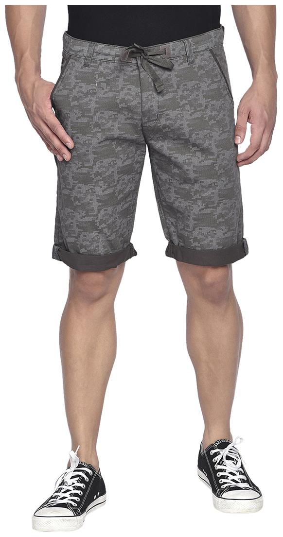 

Beevee Men Grey Regular Fit Regular Shorts