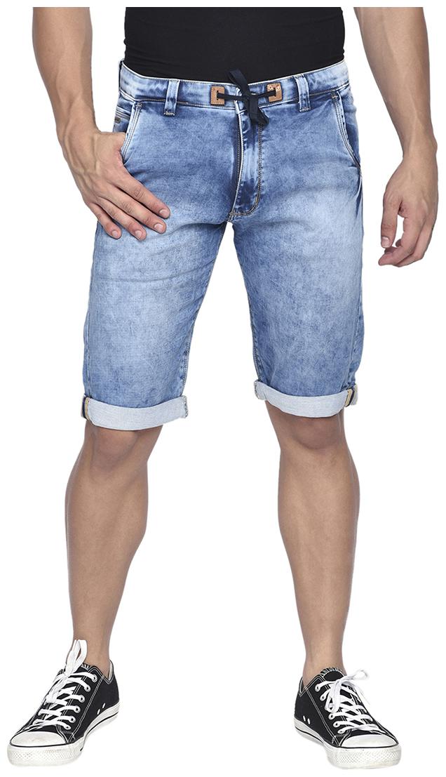 

Beevee Men Blue Regular Fit Regular Shorts