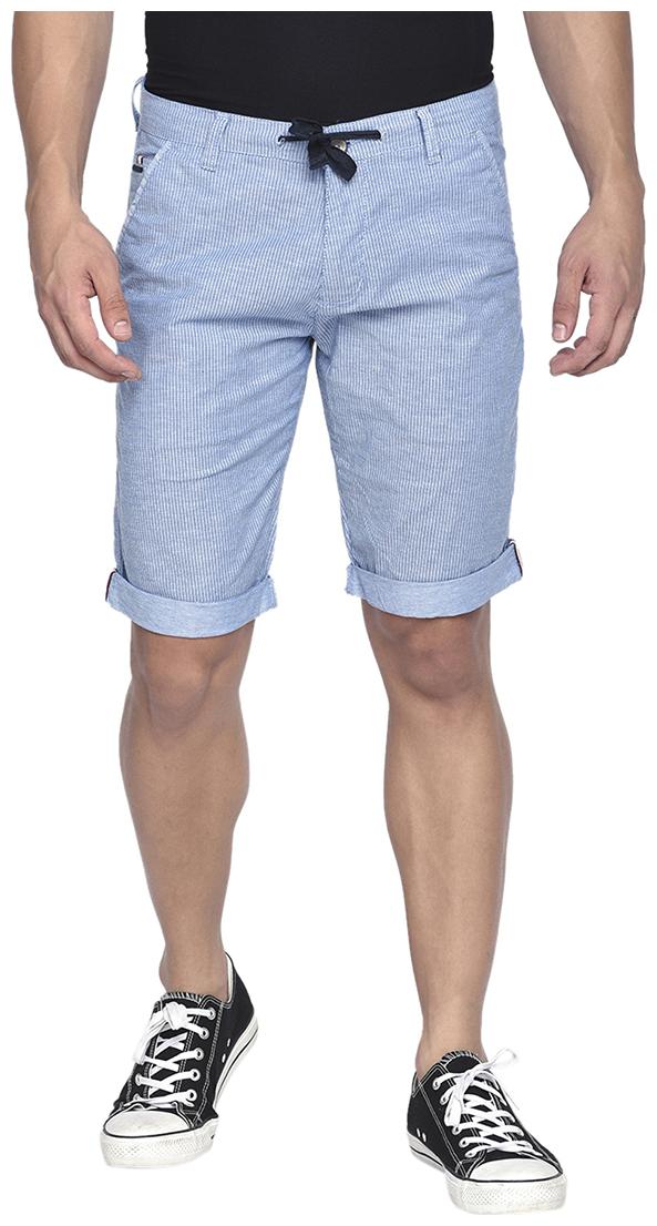 

Beevee Men Blue Regular Fit Regular Shorts