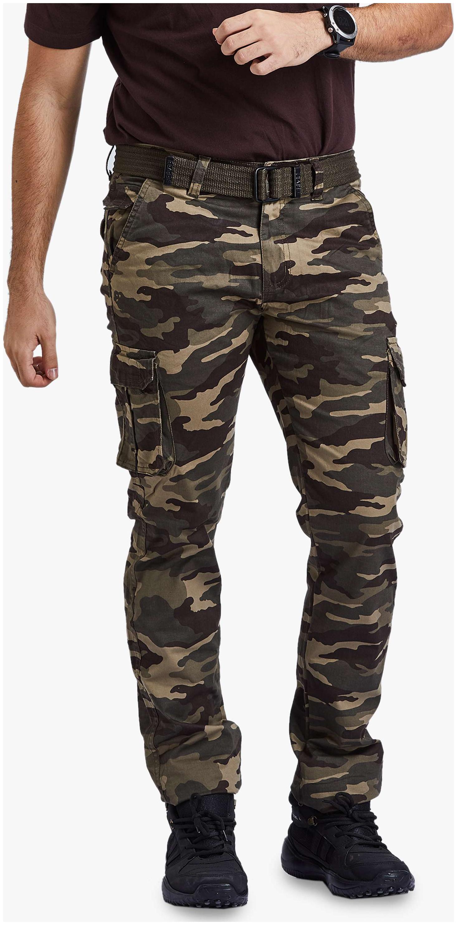 

Beevee Men Multi Camouflage Regular fit Cargos