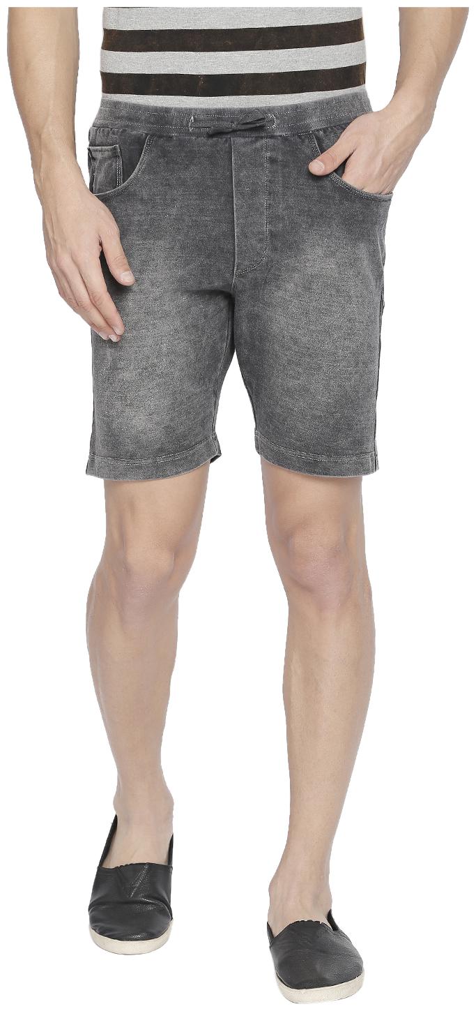 

Beevee Men Grey Regular Fit Regular Shorts
