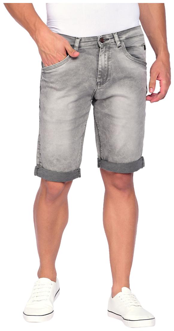 

Beevee Men Grey Regular Fit Regular Shorts