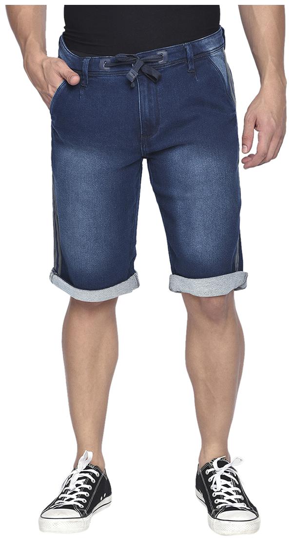 

Beevee Men Blue Regular Fit Regular Shorts