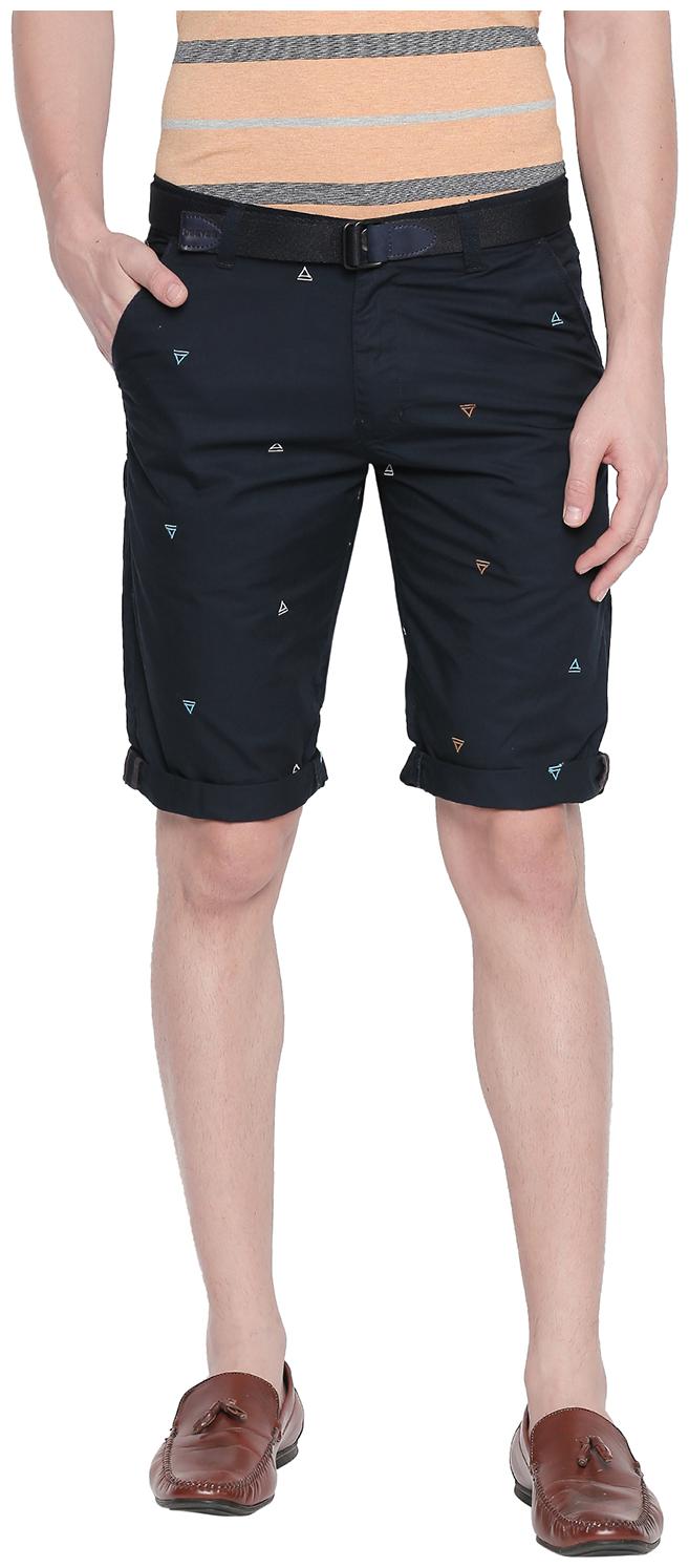 

Beevee Men Blue Regular Fit Regular Shorts