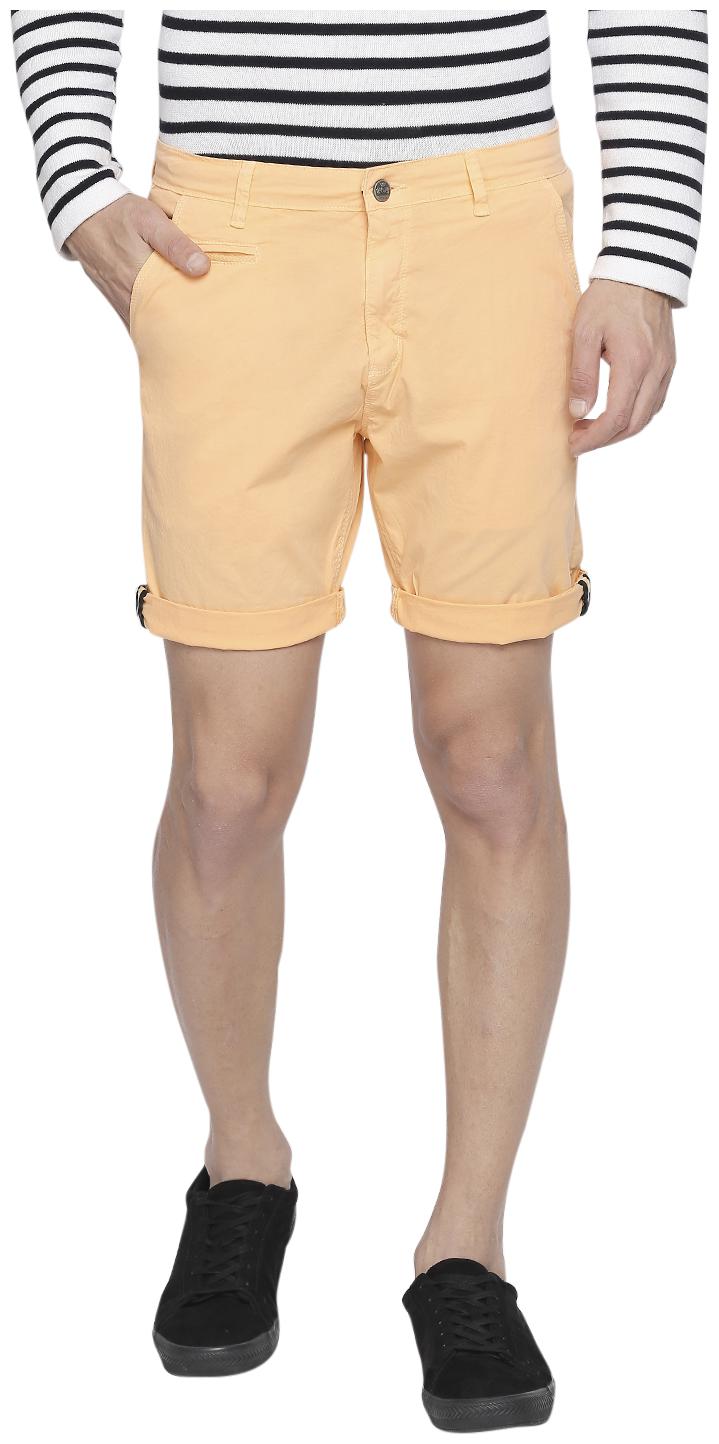 

Beevee Men Orange Regular Fit Regular Shorts