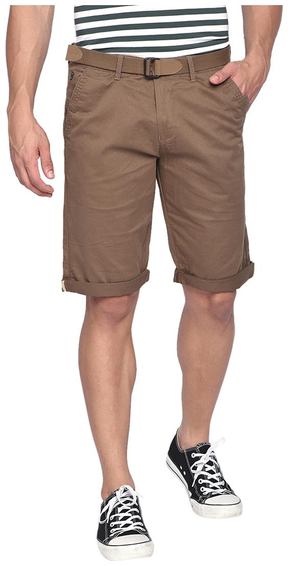 

Beevee Men Brown Regular Fit Regular Shorts