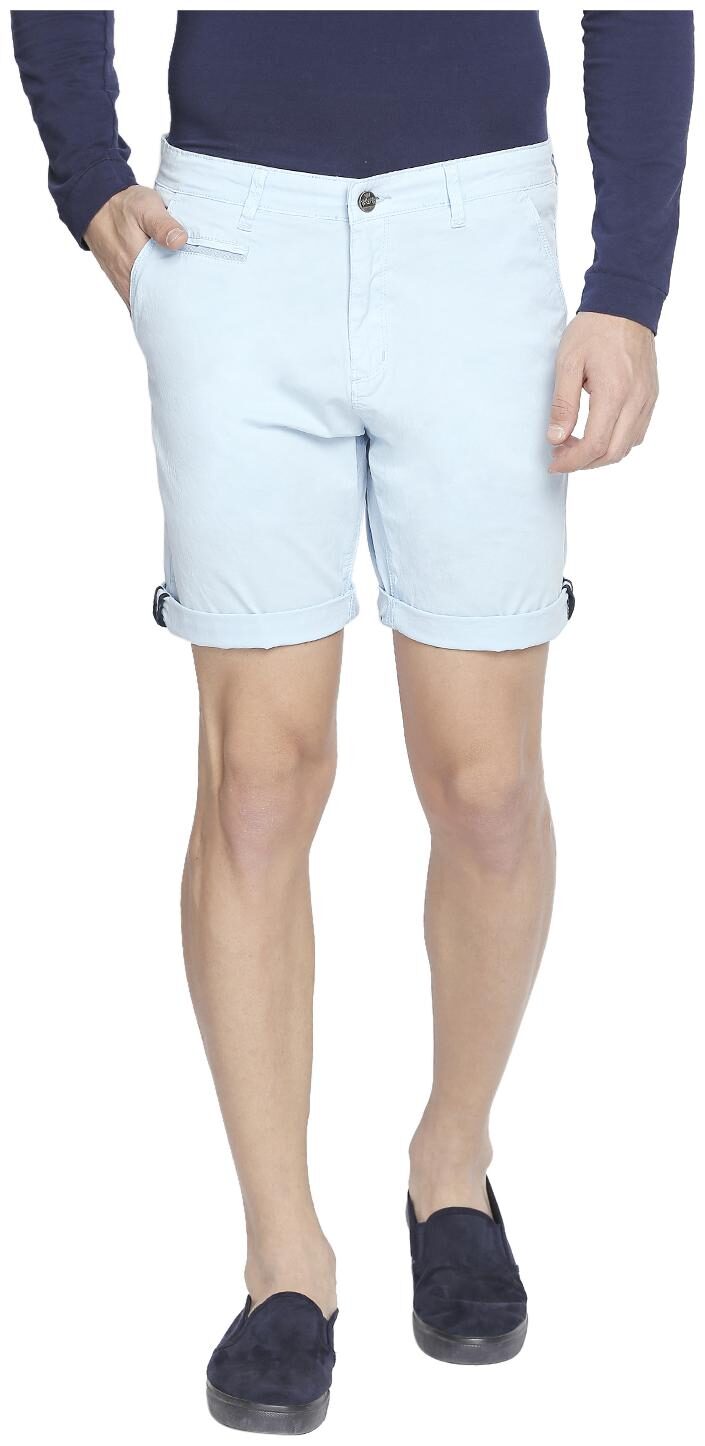 

Beevee Men Turquoise Regular Fit Regular Shorts