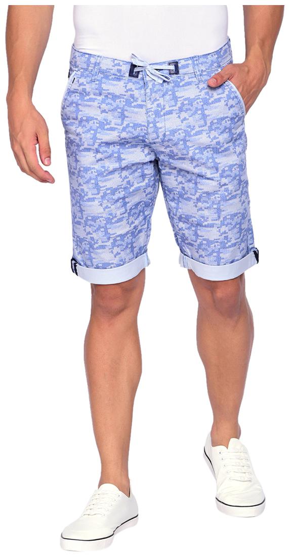 

Beevee Men Blue Regular Fit Regular Shorts