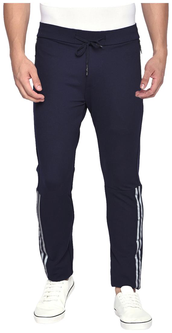 

Beevee Men Navy blue Solid Regular fit Track pants
