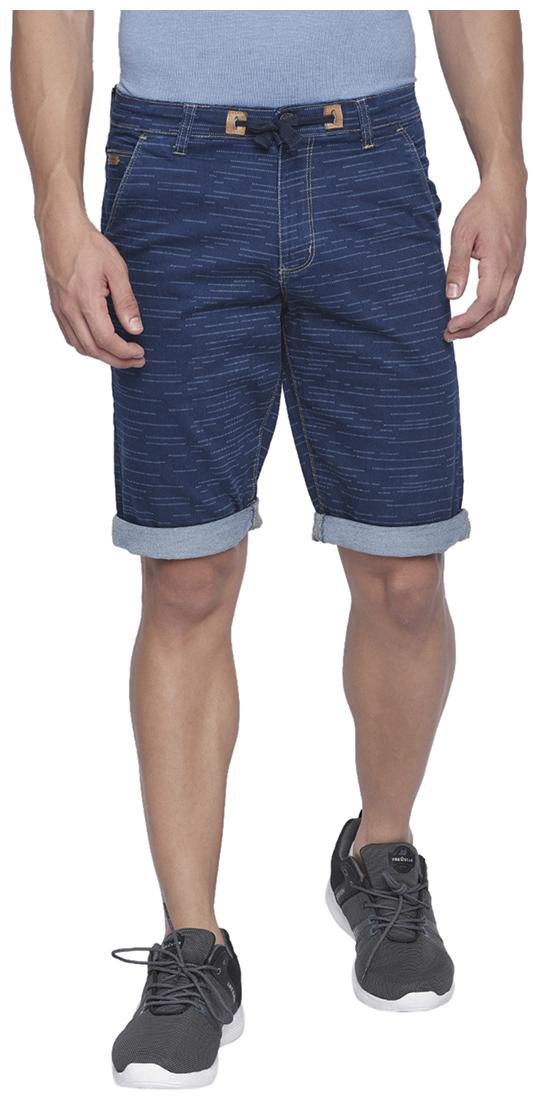 

Beevee Men Blue Regular Fit Regular Shorts
