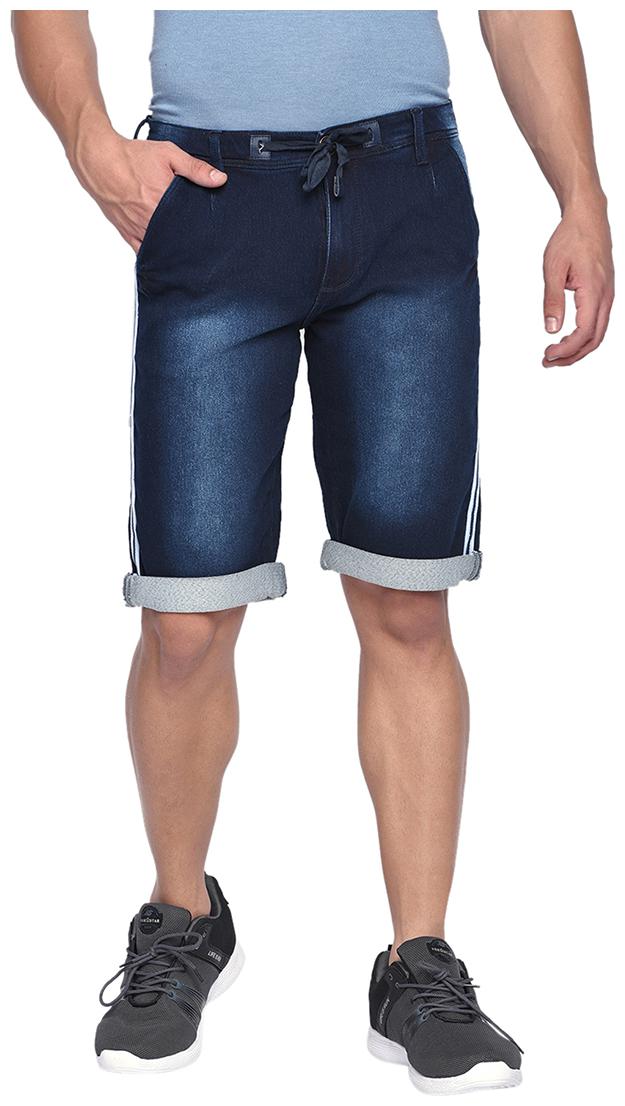 

Beevee Men Blue Regular Fit Regular Shorts
