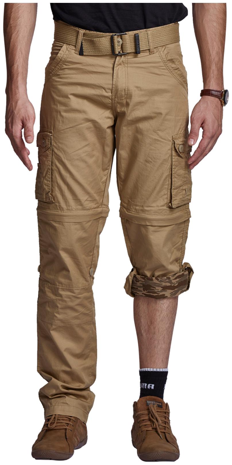 

Beevee Men Beige Solid Regular fit Cargos