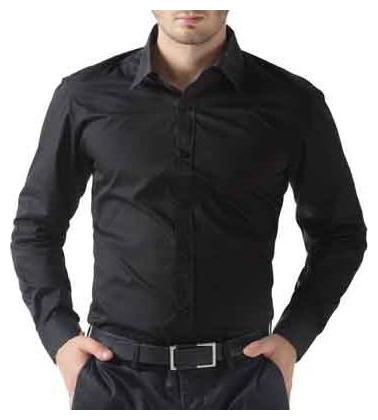

Being Fab Men Black Solid Regular Fit Casual Shirt