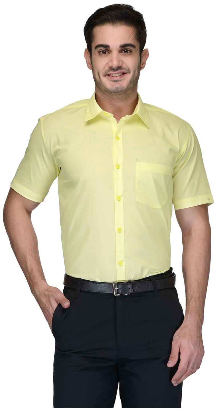 

Being Fab Men Slim fit Formal Shirt - Yellow