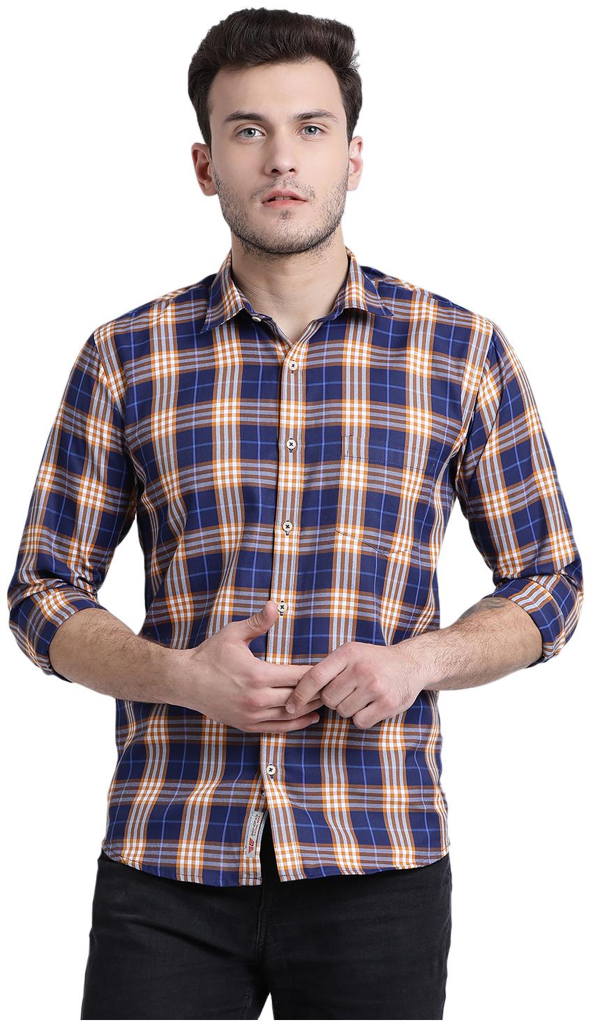 

Being Fab Men Multi Checked Slim Fit Casual Shirt