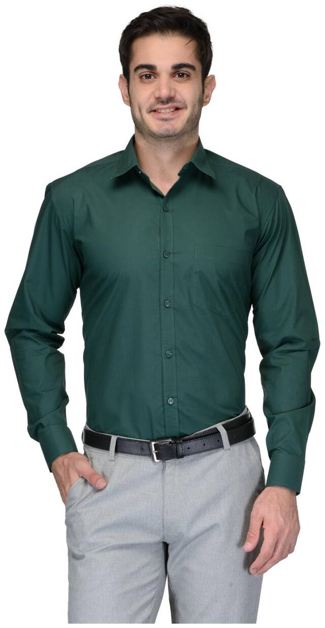 Being Fab Men Regular fit Formal Shirt - Green
