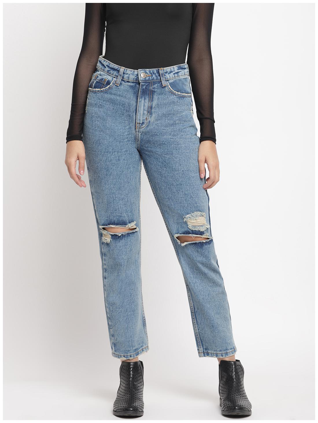 

BELLISKEY Women Blue Relaxed fit Jeans