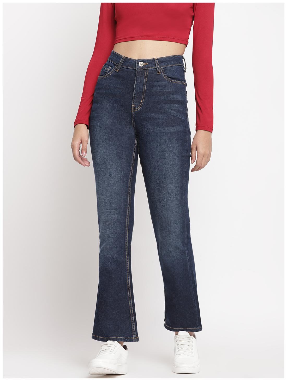 

BELLISKEY Women Blue Relaxed fit Jeans