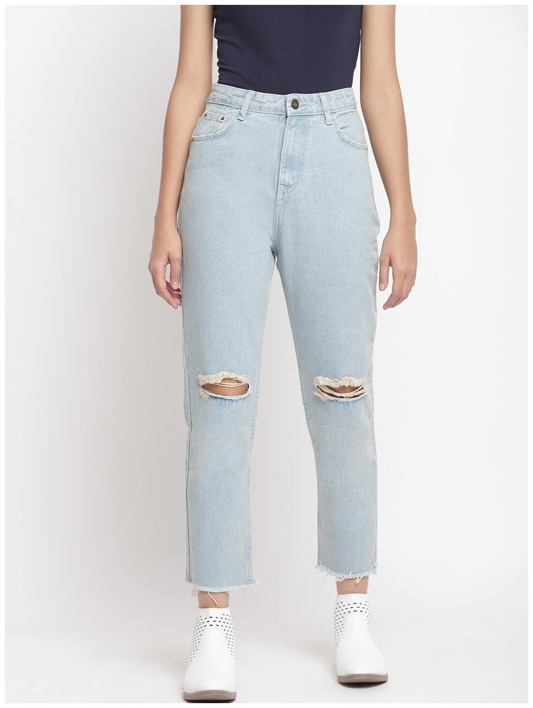 

BELLISKEY Women Blue Relaxed fit Jeans