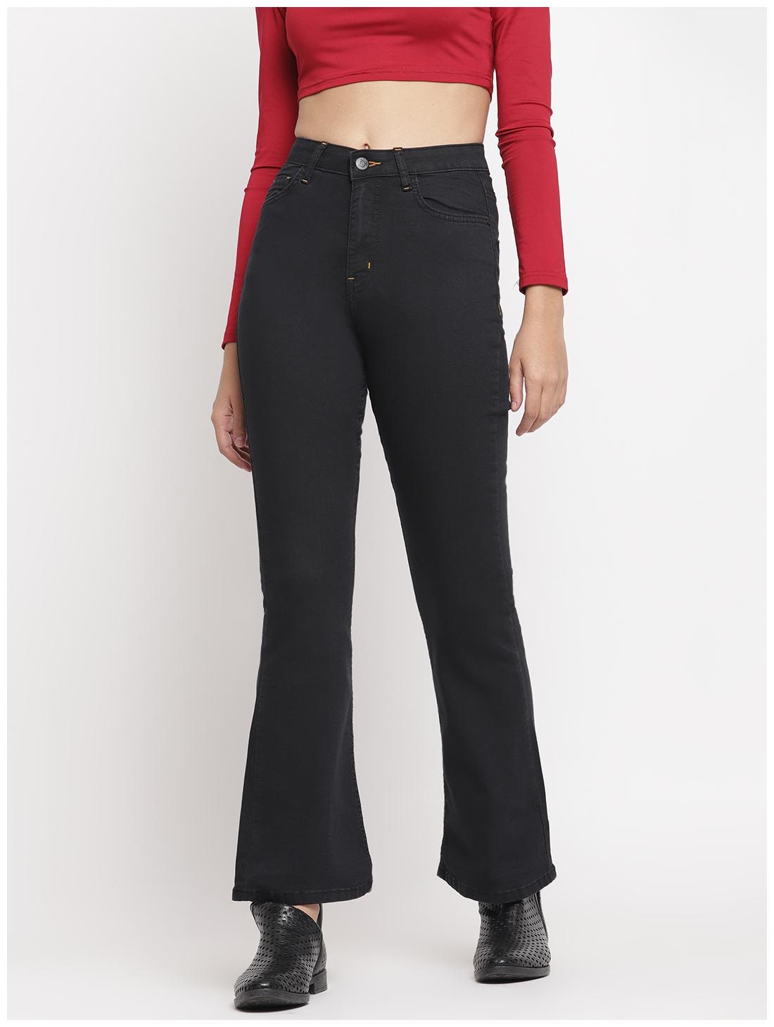 

BELLISKEY Women Black Relaxed fit Jeans