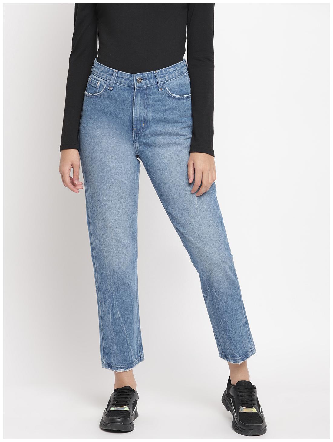 

BELLISKEY Women Blue Relaxed fit Jeans