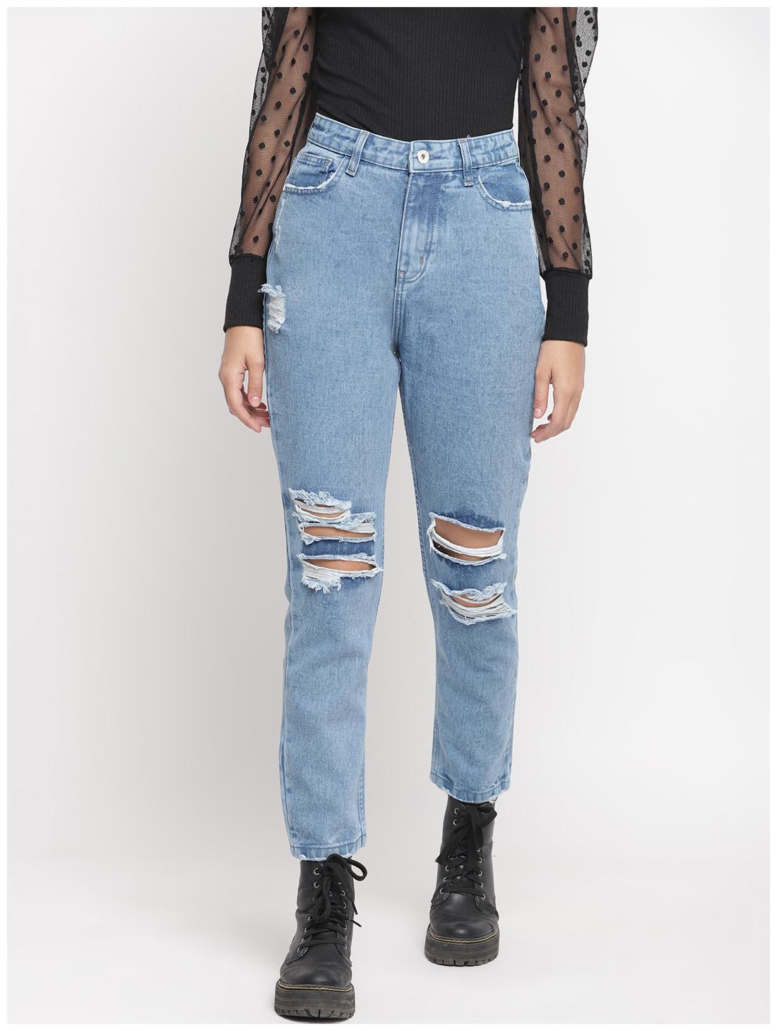

BELLISKEY Women Blue Relaxed fit Jeans