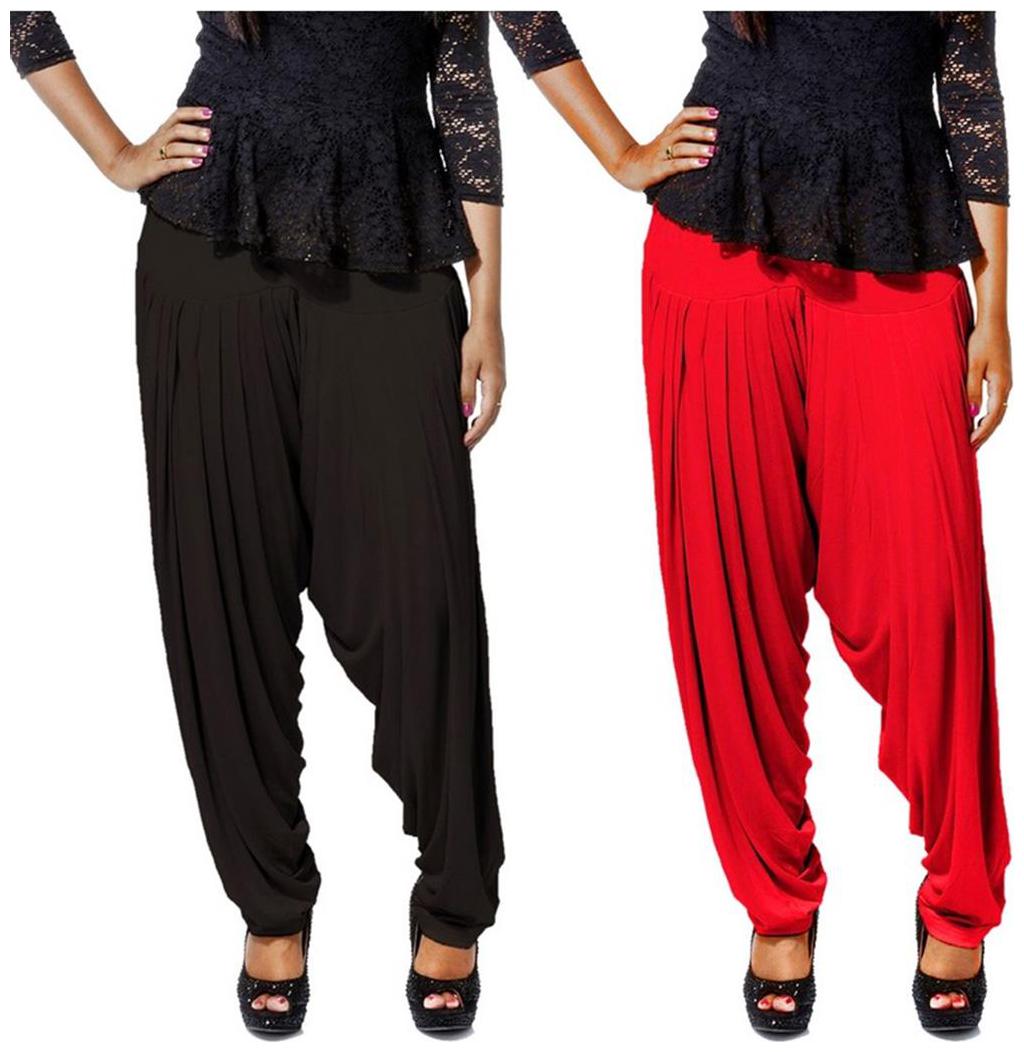 

Bembee Pack of - 2 Multicolor Viscose Patiala Salwar