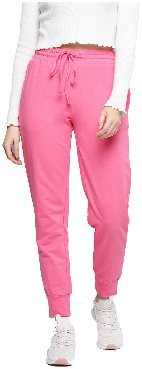 

Besiva Cotton Regular Fit Joggers Women Pink