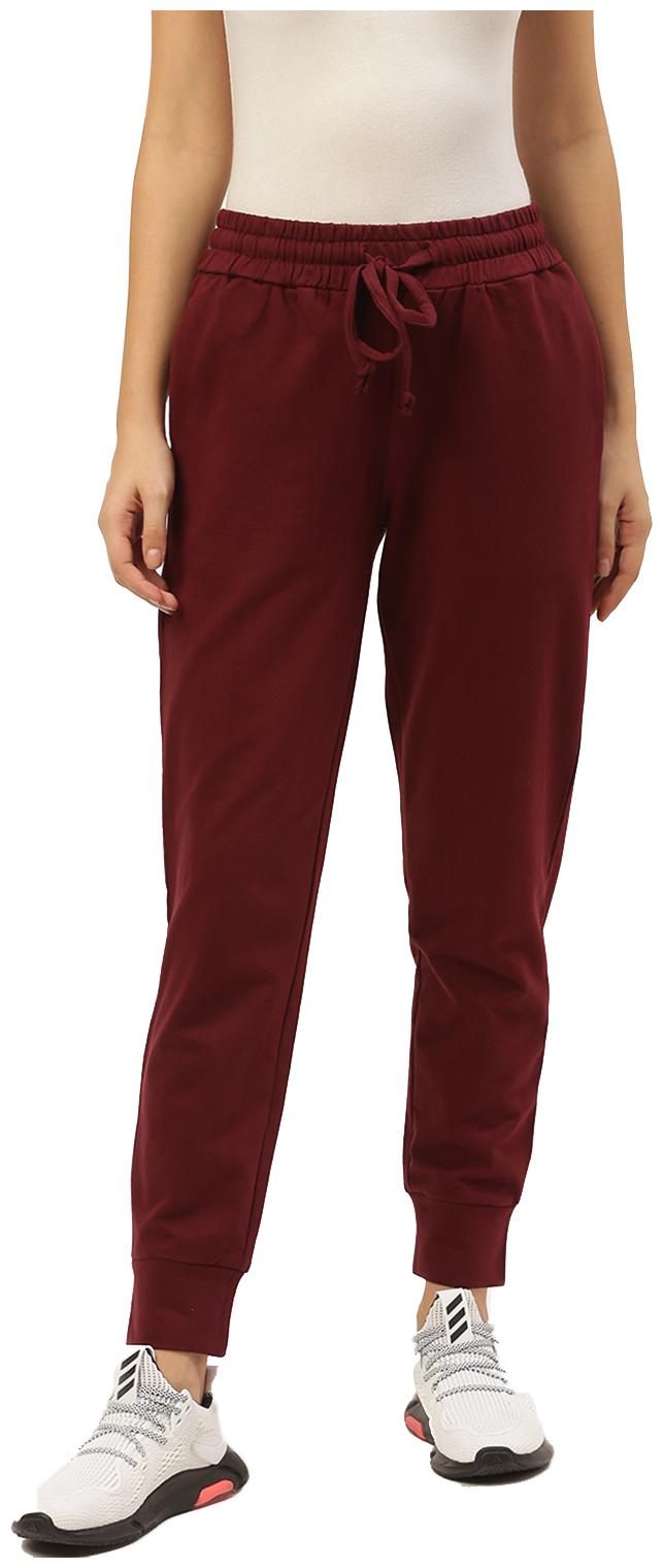 

Besiva Women Maroon Regular fit Jogger