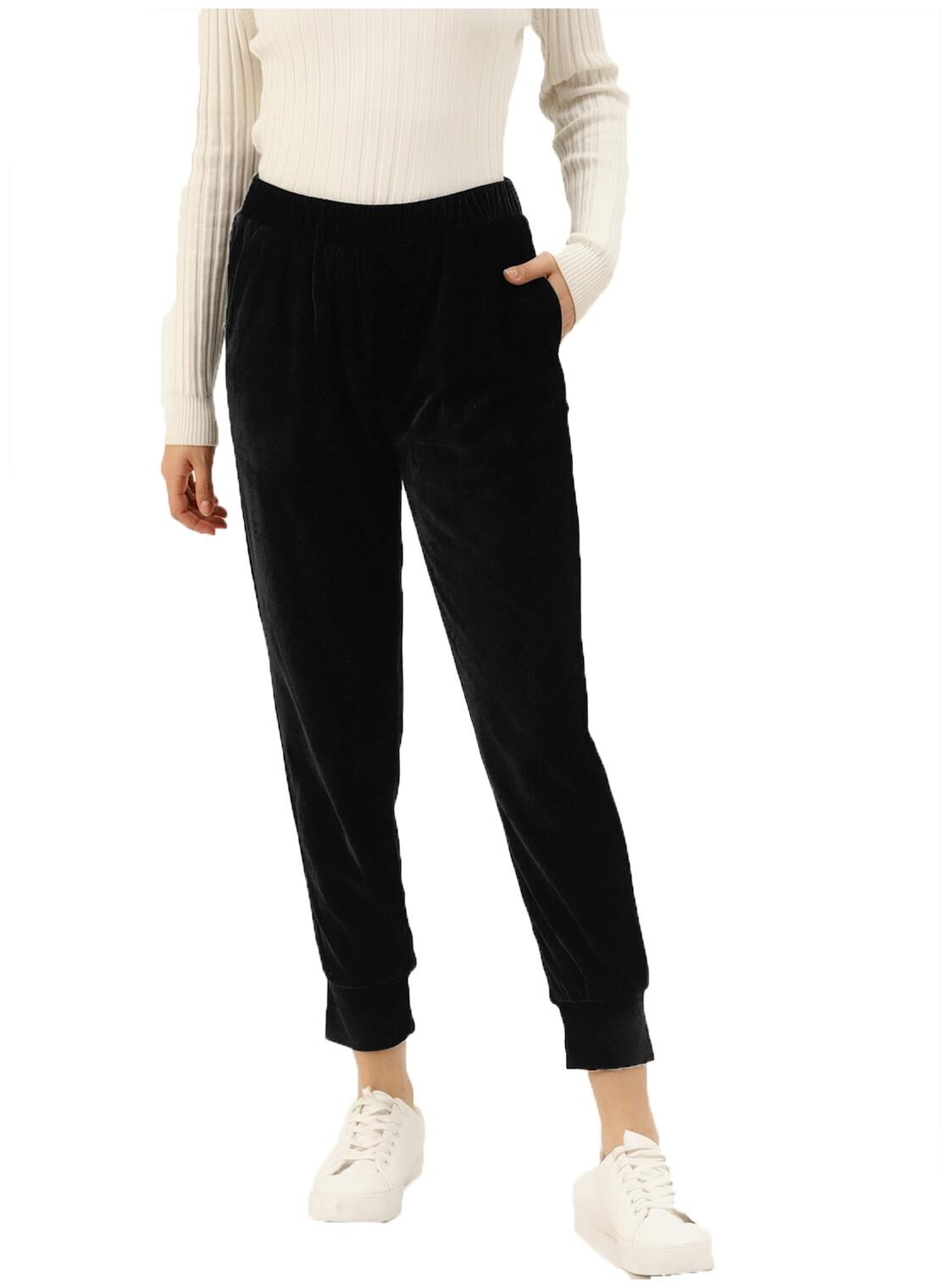 

Besiva Women Black Regular fit Jogger