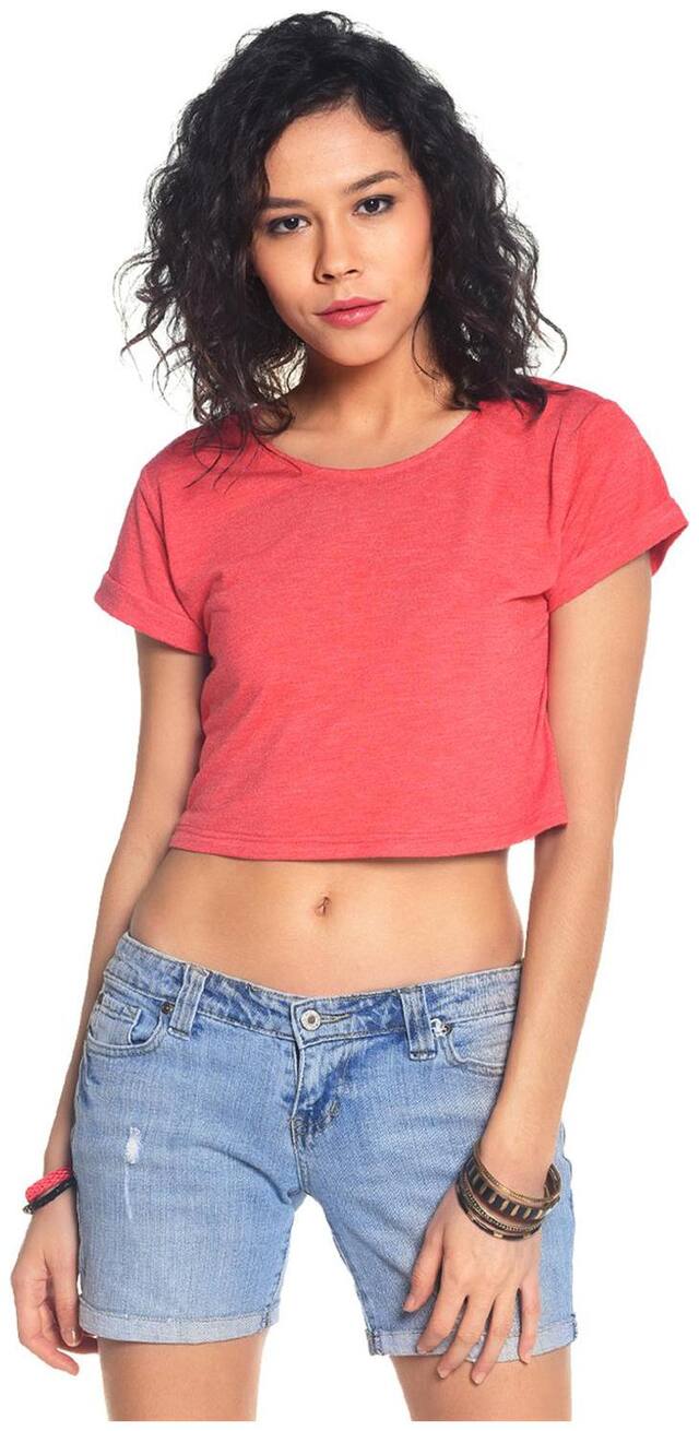 Besiva Short Sleeved Crop Top