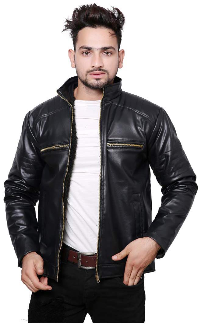 

Best Friends Forever High quality Leather look Jackets for Men s