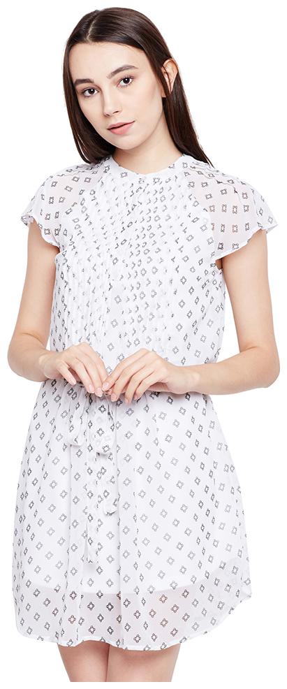 

OXOLLOXO White Printed A-line dress