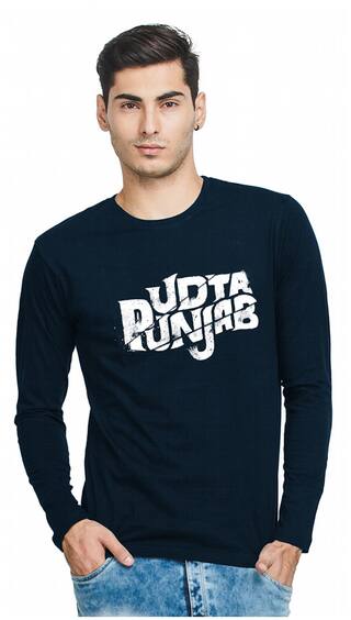 Buy Bewakoof Com Udta Punjab Men S Printed Full Sleeve T Shirt Online At Low Prices In India Paytmmall Com