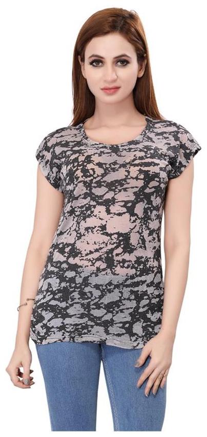 

Bfly Women Printed Regular top - Black