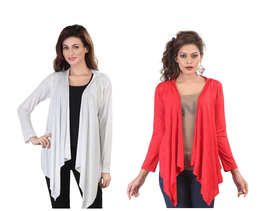 

Bfly Women Shrug - White
