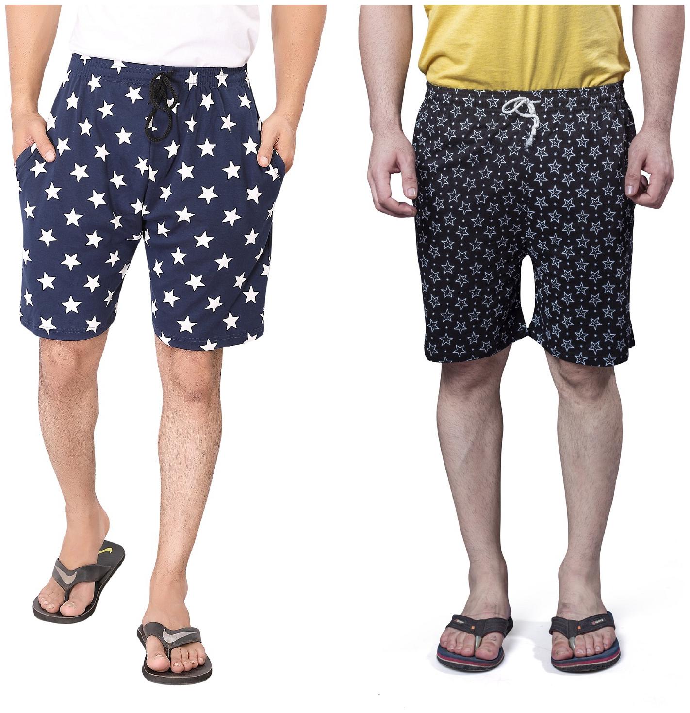 

Bfly Men Black Slim Fit Regular Shorts