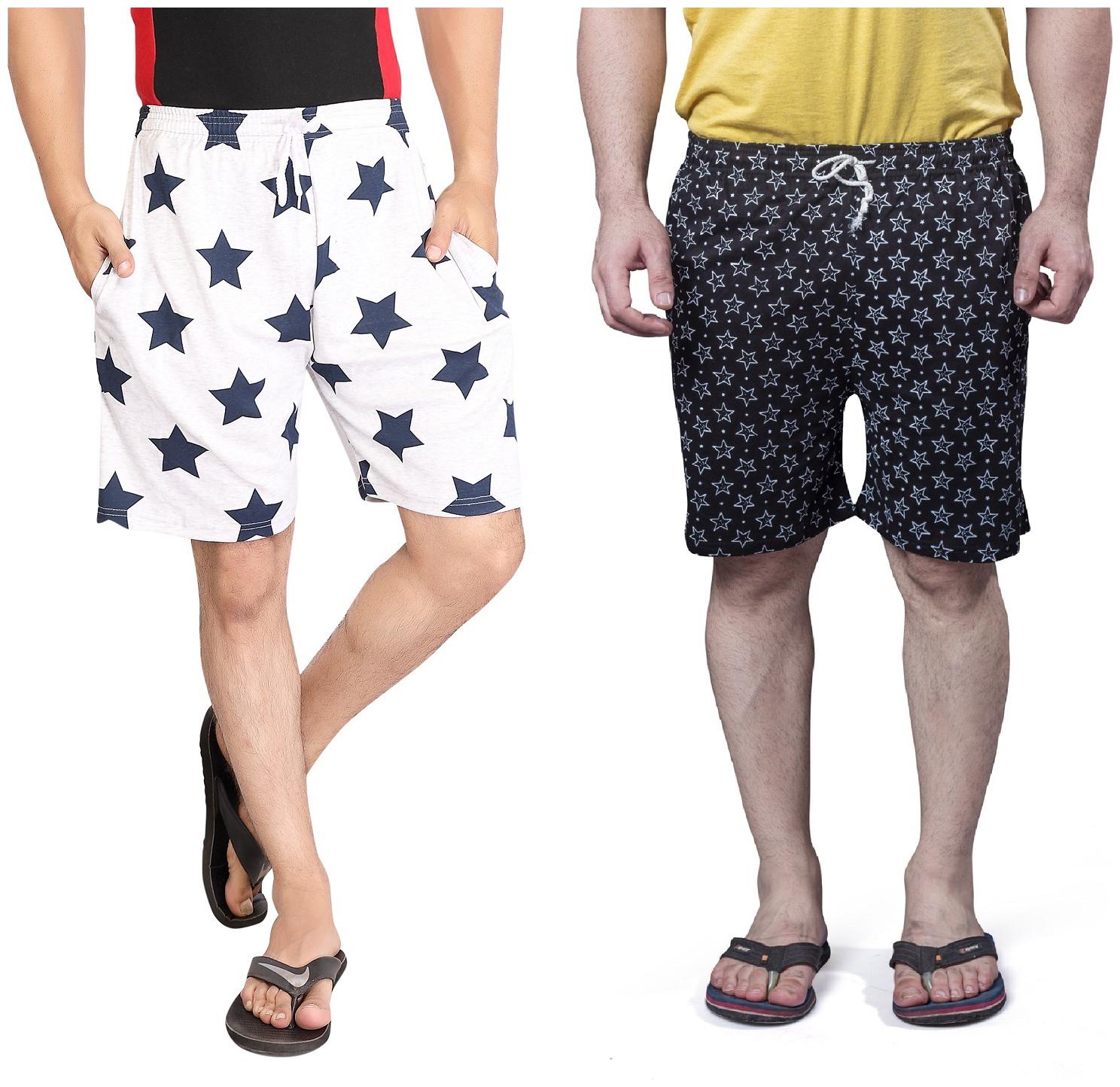 

Bfly Men Black Slim Fit Regular Shorts