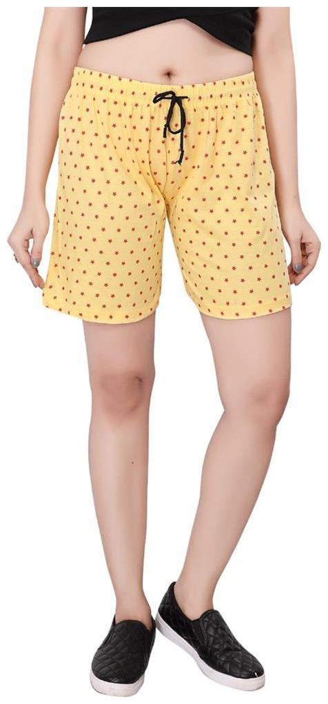 

Bfly Women Polka dots Regular shorts - Yellow