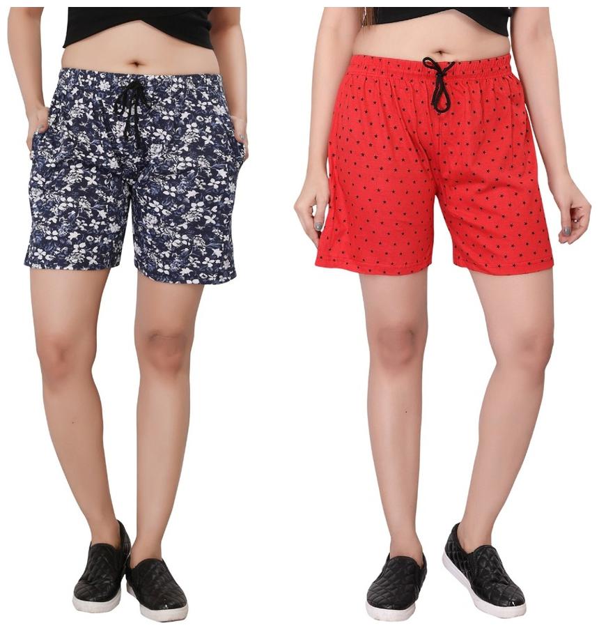 

Bfly Women Polka dots Sport shorts - Red