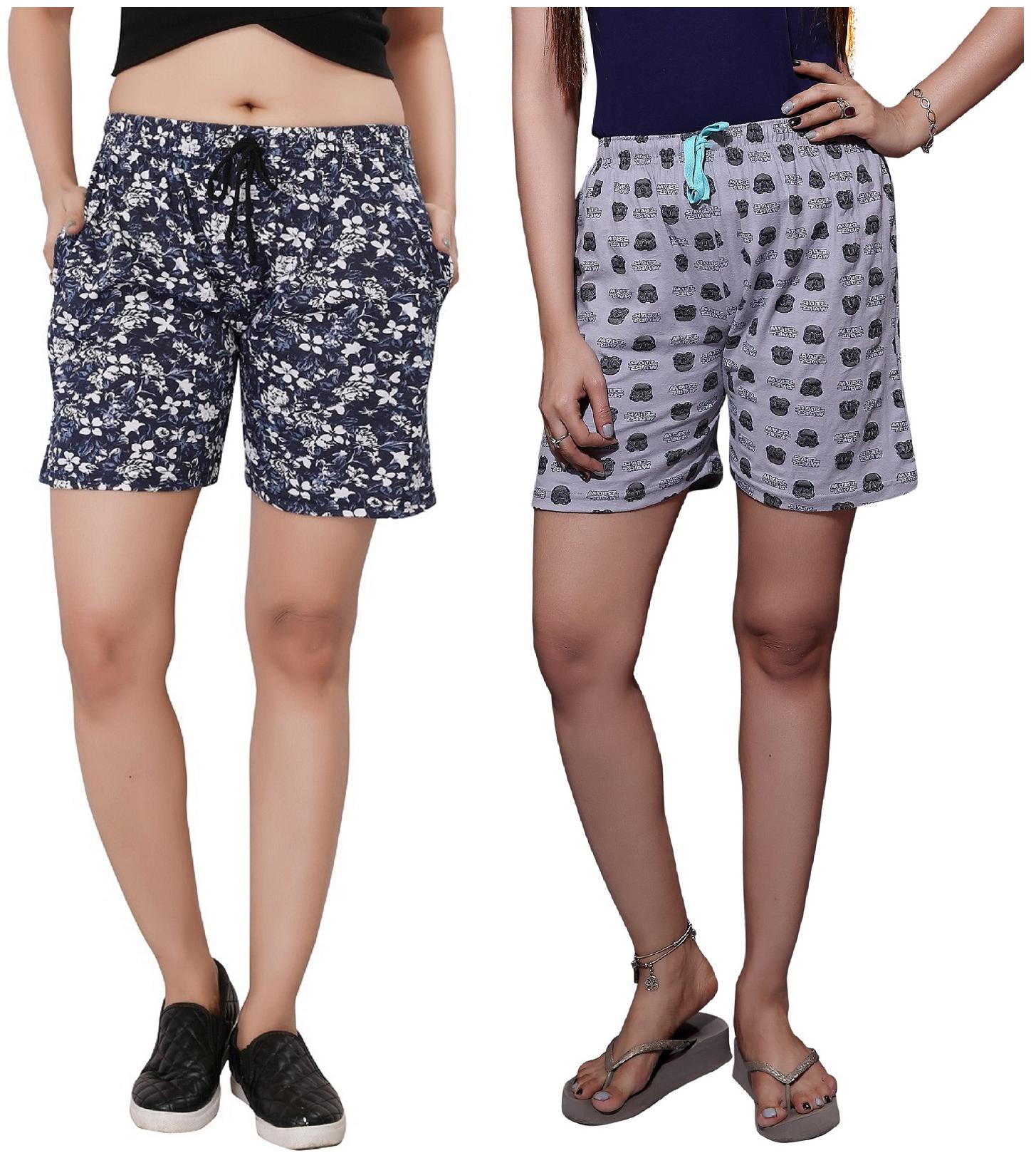 

Bfly Women Printed Regular shorts - Multi