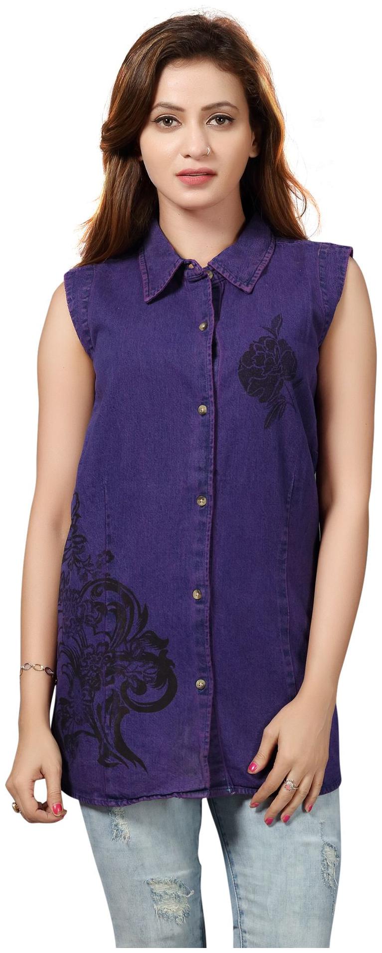 

Bfly Women s Cotton Top (Purple)