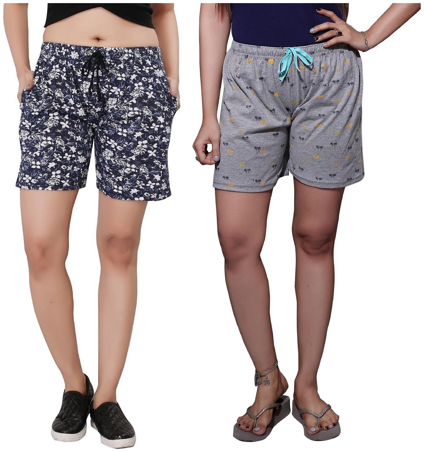 

Bfly Women Printed Regular shorts - Multi