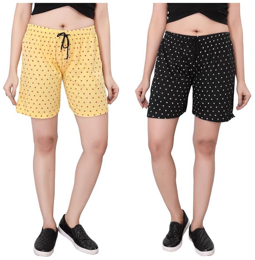 

Bfly Women s Printed Shorts Combo