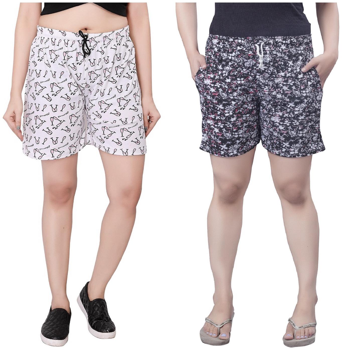 

Bfly Women Printed Regular shorts - Multi
