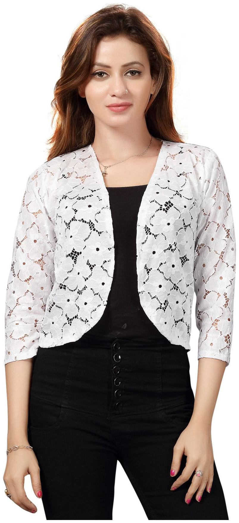 

Bfly Women Shrug - White