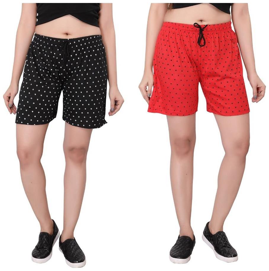 

Bfly Women Solid Denim shorts - Black