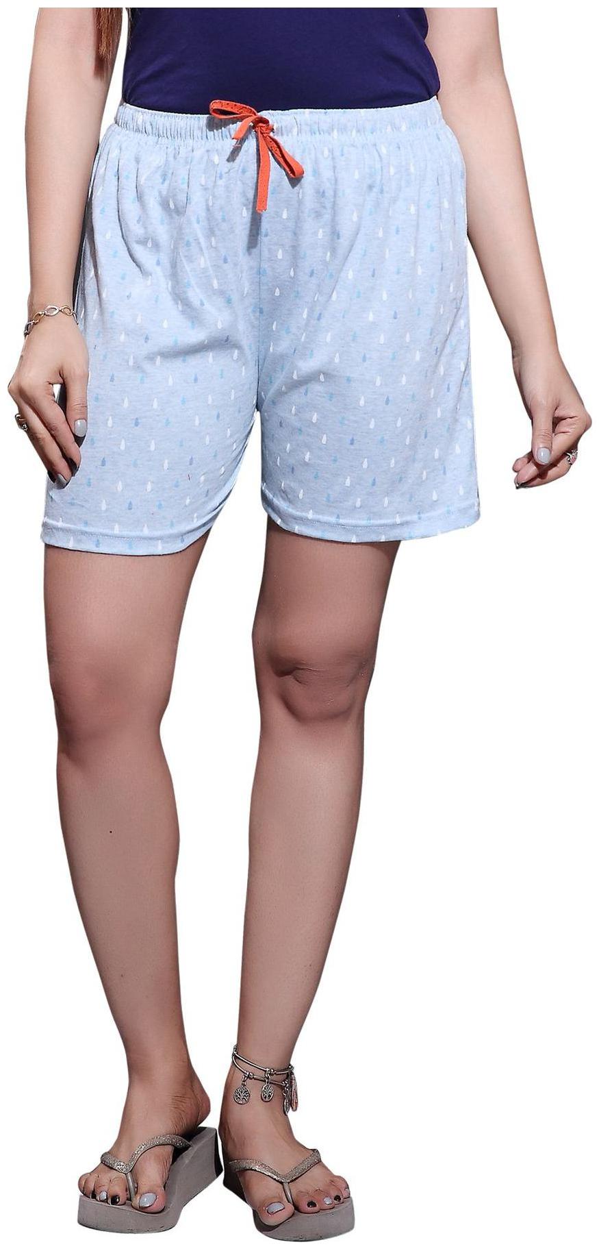 

Bfly Women Solid Sport shorts - Blue