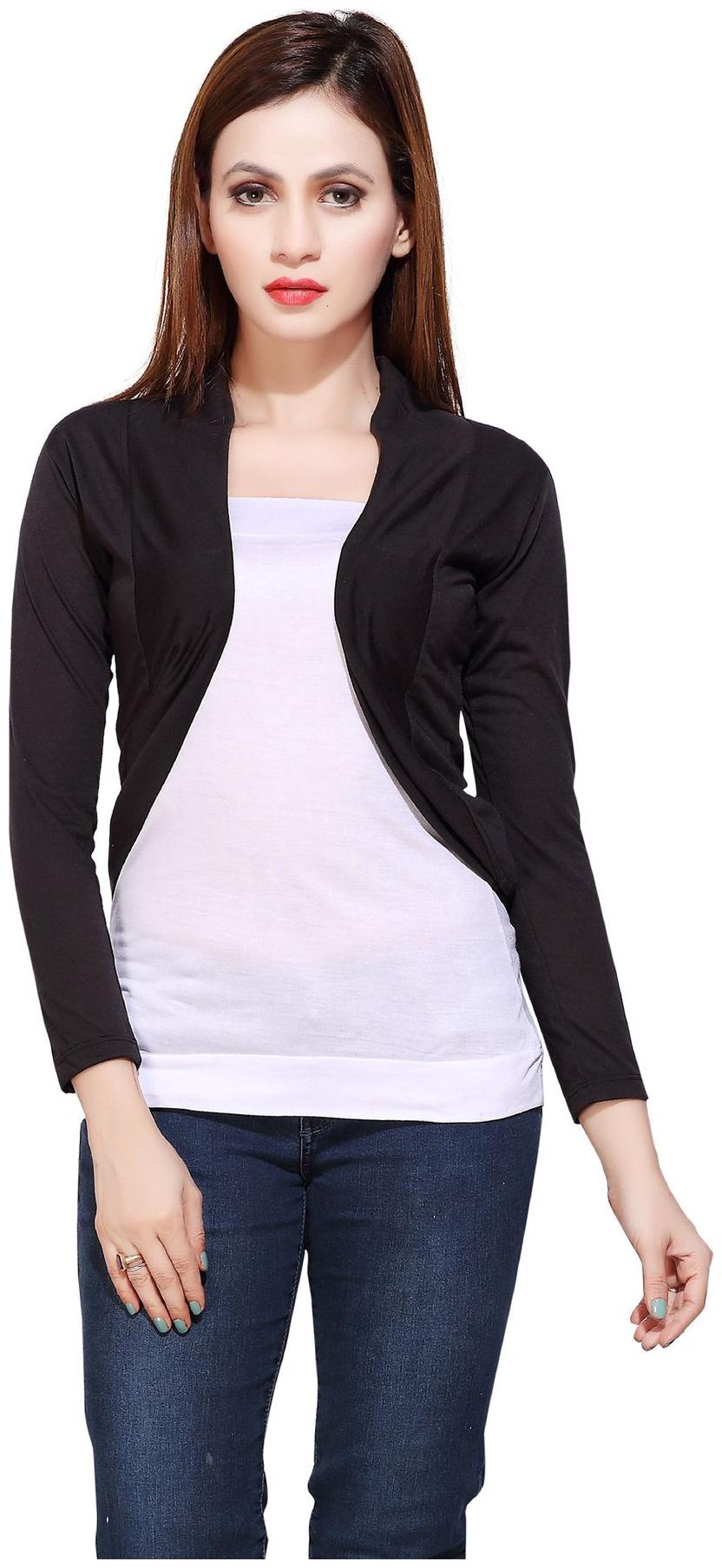 

Bfly Women s Viscose Short Shrugs(Black)